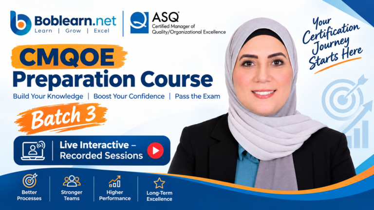 CMQOE preparation course: live interactive course (Batch 3)